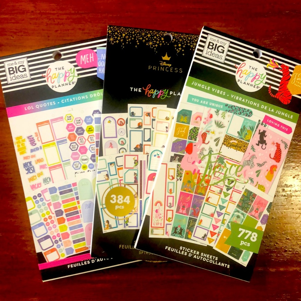 The Happy Planner Sticker Sheets